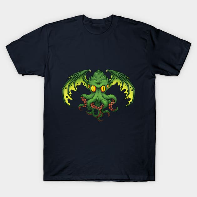 Cthulhu T-Shirt by katymakesthings